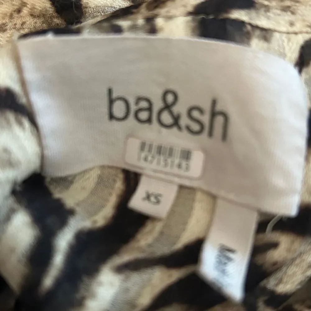 ba&sh Issac Zebra Shirt Size XS - Picture 9 of 9